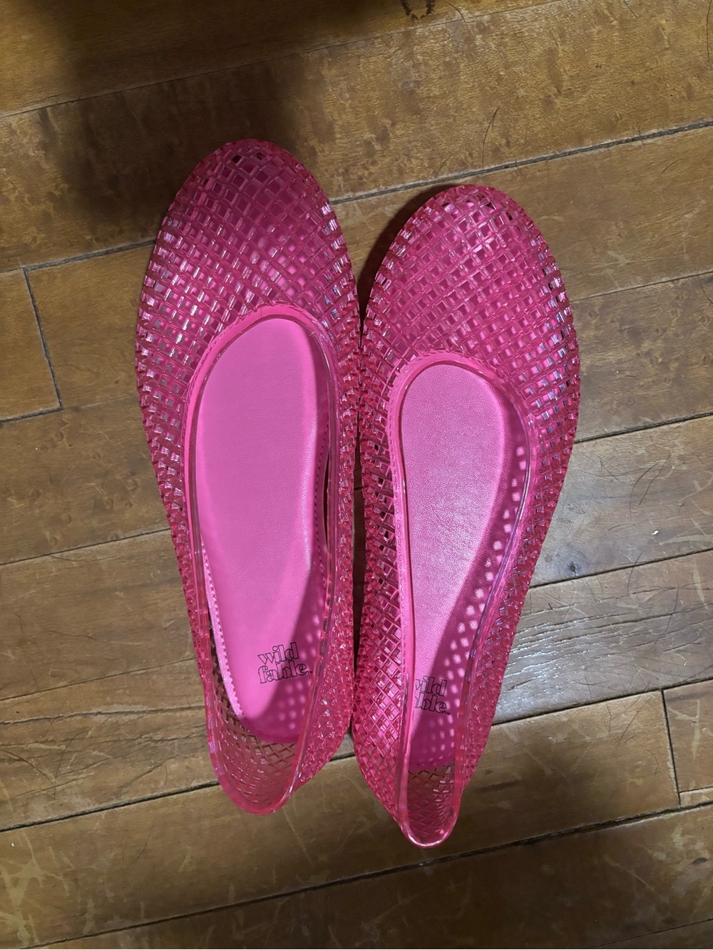 Pink Women's Jelly Flats - Wild Fable 6